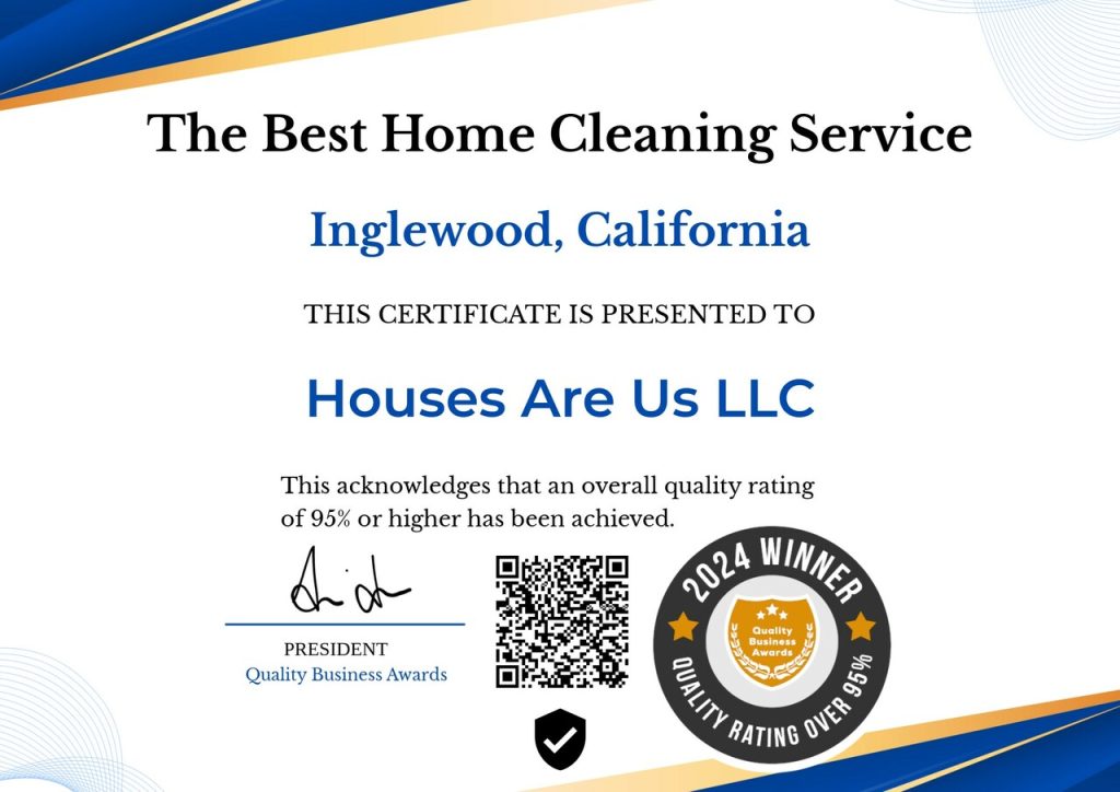 The Best Home Cleaning Services Award